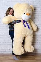 Большой Плюшевый медведь 200 см Персиковый, Мишки 2 метра, подарок для девушки на день рождения