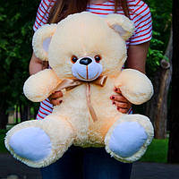 Плюшевый медведь 65 см персиковый, Подарок для девушки, детям