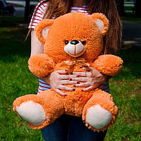 Плюшевый медведь 65 см карамельный, Подарок для девушки, детям