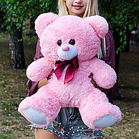 Плюшевый медведь 65 см розовый, Подарок для девушки, детям