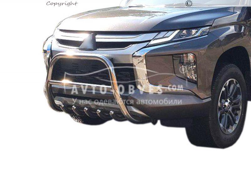 Кенгурятник Mitsubishi Pajero Sport IV 2020-... - тип: Ø:60*1,6мм - фото 1 - id-p1133294498