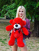Плюшевый медведь мягкая игрушка Рафаэль 50 см Красный Подарок девушке