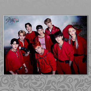 Плакат А3 K-Pop Stray Kids 021