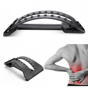 Тренажер містк для спини та хребта Magic Back Support, 3-рівневий масажер містик для розтяжки спини