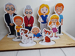 Набір ігрових фігурок «Сім'я"