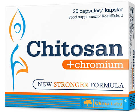 Хітозан + Хром OLIMP Chitosan Plus chromium 30 капсул, фото 3
