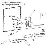 КВАДРАТ панельна антена 3G 4G LTE R-Net 17 децибел 824-960/1700-2700 MHz vodafone lifecell київстар, фото 4
