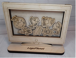 Монітор  з прозорою «кишенькою»