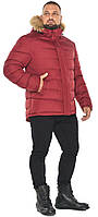 Чоловіча бордова куртка з манжетами модель 49868 р - 50 52 54