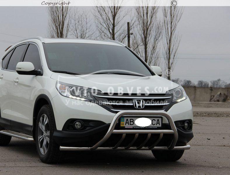 Передняя дуга Honda CRV 2013-2016 -тип: полная защита бампера - фото 2 - id-p293721290