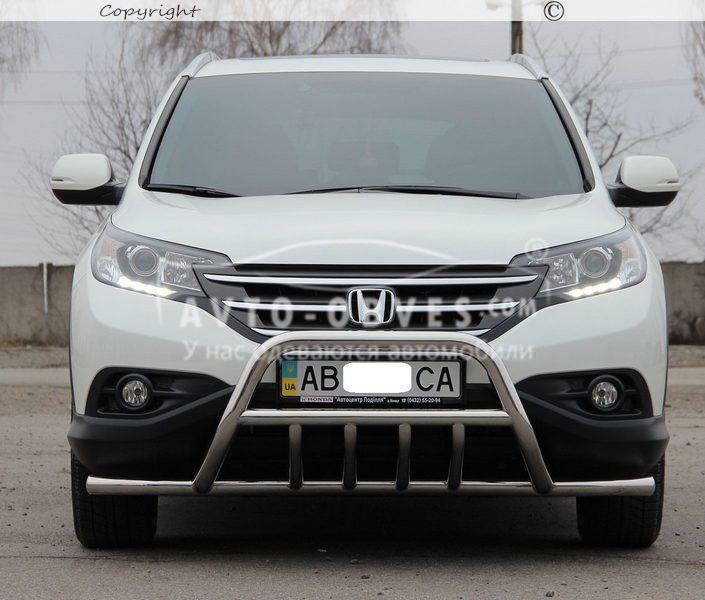 Передняя дуга Honda CRV 2013-2016 -тип: полная защита бампера - фото 3 - id-p293721290