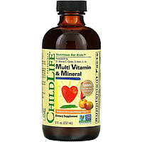 Мультивитамины и минералы ChildLife, Essentials "Multi Vitamin & Mineral" со вкусом апельсина и манго (237 мл)