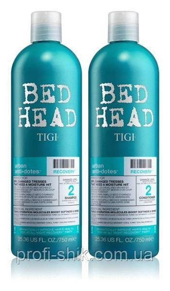 Шампунь і кондиціонер для сухого волосся Tigi Bed Head Urban Antidotes Recovery 750-750 мл