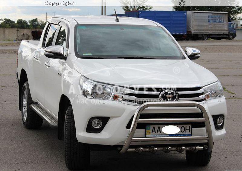 Кенгурятник Toyota Hilux 2015-2020 - тип: Ø51*1,6мм - фото 2 - id-p348292490
