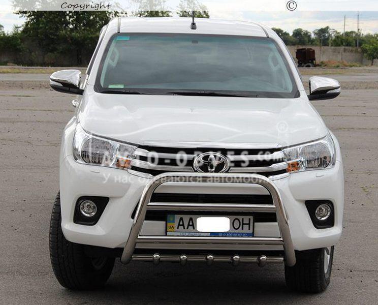 Кенгурятник Toyota Hilux 2015-2020 - тип: Ø51*1,6мм - фото 3 - id-p348292490