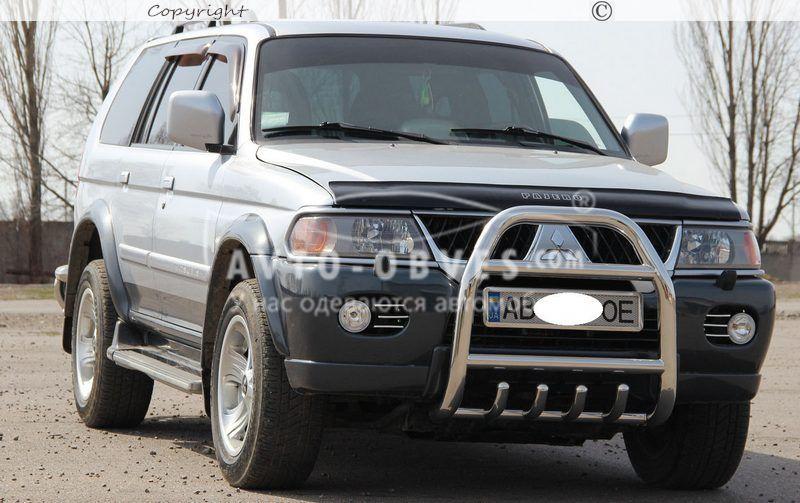 Кенгурятник Mitsubishi Pajero Sport 1998-2008 - тип: Ø51*1,6мм - фото 2 - id-p91664172