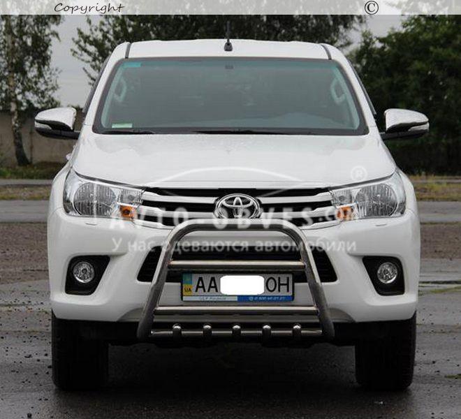 Кенгурятник Toyota Hilux 2015-2020 вариант №2 - тип: Ø51*1,6мм - фото 3 - id-p348292492