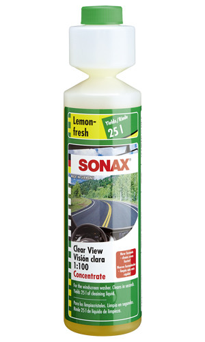 Концентрат омывателя (лимон) 1:100 до 25л Sonax Lemon Fresh (Германия) 250 мл - фото 1 - id-p1553816481