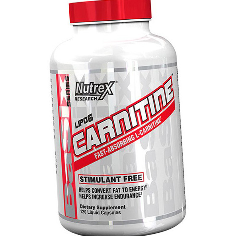 Л-карнитин Nutrex Lipo 6 Carnitine 120 капс Капсулы для снижения веса и похудения для женщин и мужчин - фото 1 - id-p1332964955