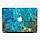 Чохол пластиковий для Apple MacBook Pro / Air Синій мармур (Blue marble) макбук про case hard cover, фото 4