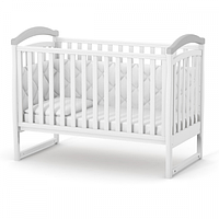 Кроватка для новорожденных ЛД6 белый/графит