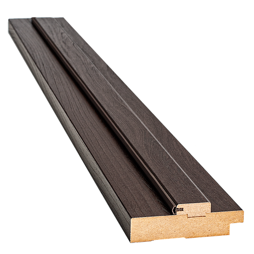 Стойка дверной коробки МДФ универсальная ПВХ Делюкс 100 х 32 венге new ...