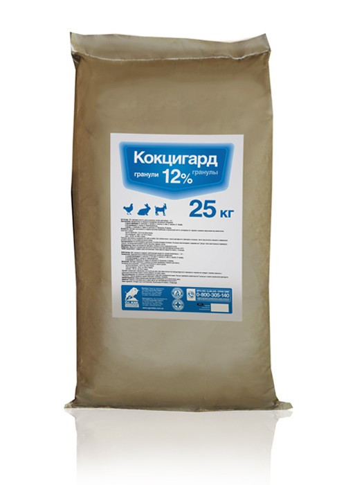 Кокцигард 12% (кокцидіостатик), 25 кг