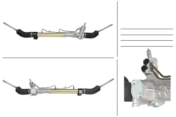 Рульова рейка з ГУР  CITROEN Jumper 1994-2002 PEUGEOT Boxer 1994-2002 FIAT Ducato 1994-2002