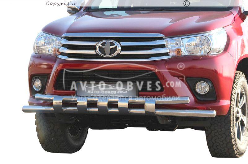 Дуга передняя Toyota Hilux 2015-2020 - тип: модельная - фото 1 - id-p178051895