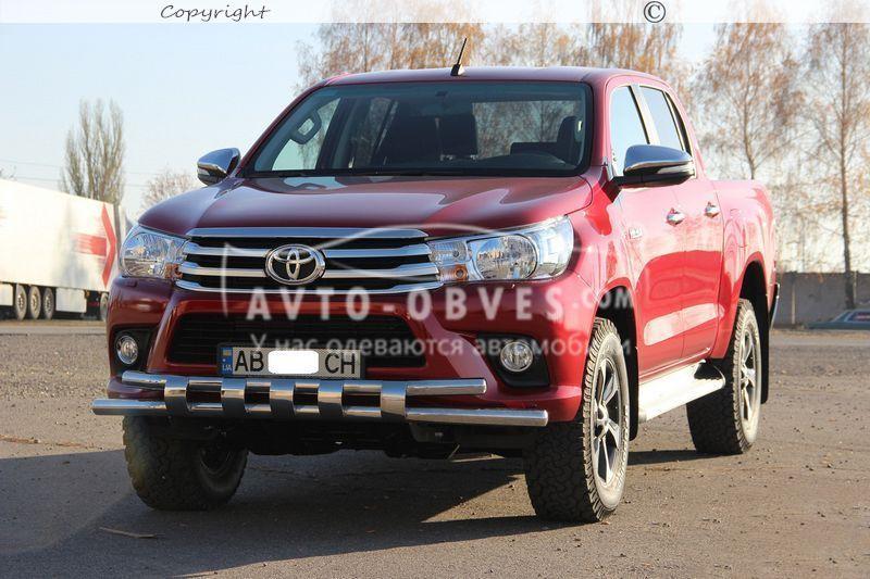 Дуга передняя Toyota Hilux 2015-2020 - тип: модельная - фото 2 - id-p178051895