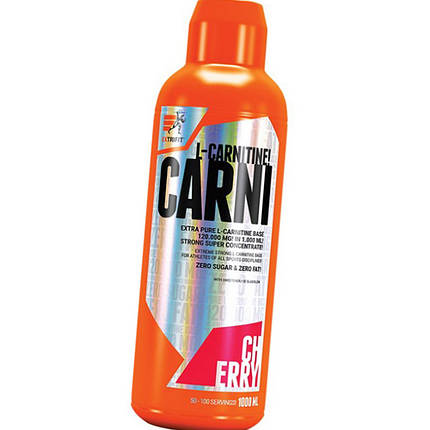 Л-карнітин EXTRIFIT CARNI 120 000 mg 1 л Комплекс для схуднення та зниження ваги, фото 2