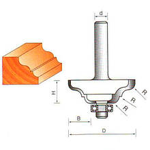 Фреза ГЛОБУС 2011 R4 кромочна кальовочна