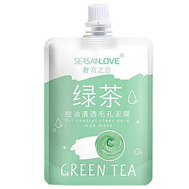 Глиняная маска для лица SERSANLOVE Green Tea 110 г