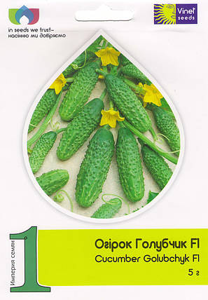 Насіння огірків Голубчику F1 5 г, Імперія насіння, фото 1