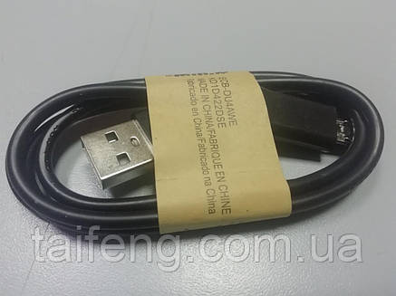 Зарядний кабель micro USB шнур чорний 1 м, фото 2