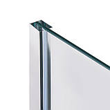 Душова перегородка Qtap Walk-In Standard CRM209.C8 90х190 см, скло Clear 8 мм, покриття CalcLess, фото 3