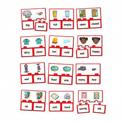 Лексичні пазли "Антоніми" (англійська мова, 36 ел, 12 пар) Lakeshore