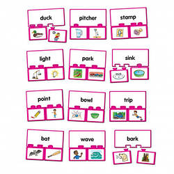 Лексичні пазли "Омоніми" (англійська мова, 36 ел, 12 пар) Lakeshore