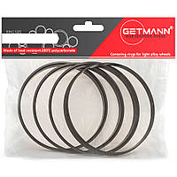 GETMANN | Комплект центровочных колец 78.1 х 65.1 Термопластик 280°C
