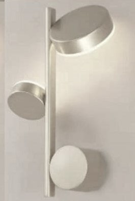 Дизайнерський настінний світлодіоний світильник бра в стилі лофт сірий