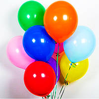 Гелієві кульки 28см (асорті) Літають 4-7 діб