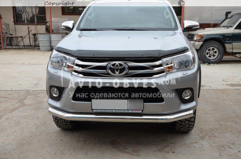 Одинарная дуга Toyota Hilux 2015-2020 - тип: Ø:60*1,6мм - фото 2 - id-p347517574