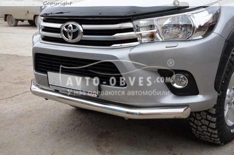 Одинарная дуга Toyota Hilux 2015-2020 - тип: Ø:60*1,6мм - фото 3 - id-p347517574