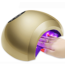 УФ лампа UV+LED SUN10X Lilly Beaute на 48 Вт для сушіння гель-лаку, гелю (gold), фото 3