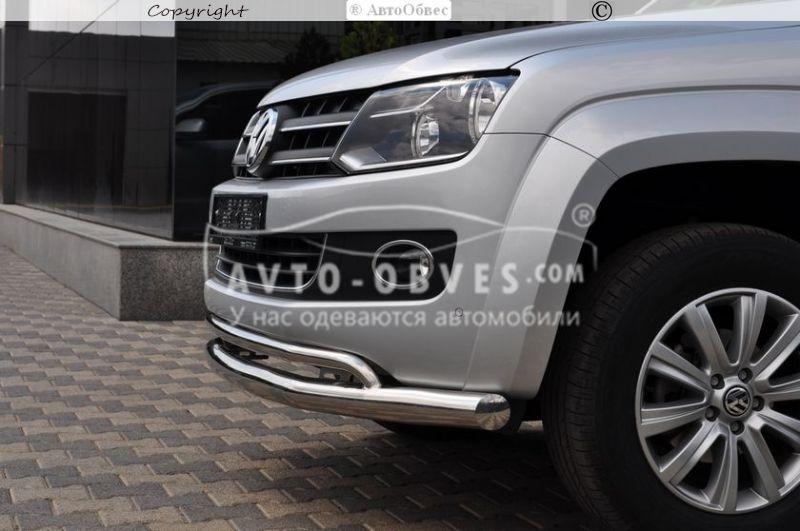 Одинарная дуга Volkswagen Amarok 2016- - тип: цвет: серебристый - фото 4 - id-p648822899