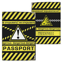 Обкладинка на паспорт Dangerous (PD_CH025)