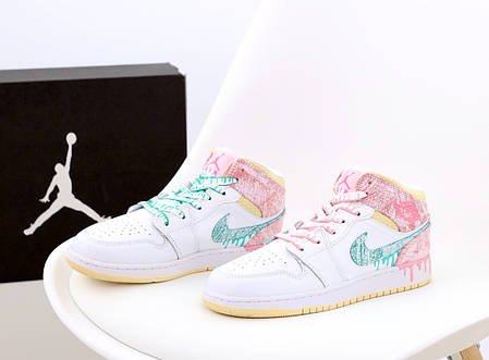 Жіночі кросівки Nike Air Jordan. ТОП Репліка ААА класу., фото 2