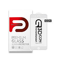 Захисне скло Armorstandart Icon 3D для Apple iPhone 8 Plus/7 Plus White (ARM55983-GI3D-WT)