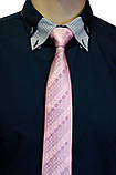 Чоловіча краватка La Pescara. Розова. Туреччина. Ручна робота, фото 4