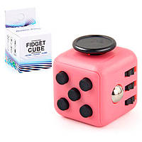 Кубик антистрес Fidget Cube (рожевий з чорним)